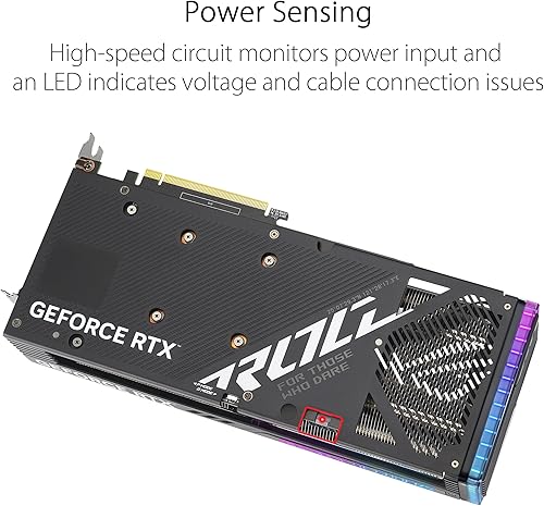 Miniatura 4 de ASUS ROG Strix GeForce RTX 4060 OC Edition - Tarjeta gráfica para juegos (PCIe 4.0, 8GB GDDR6, DLSS 3, HDMI 2.1a, DisplayPort 1.4a, diseño de