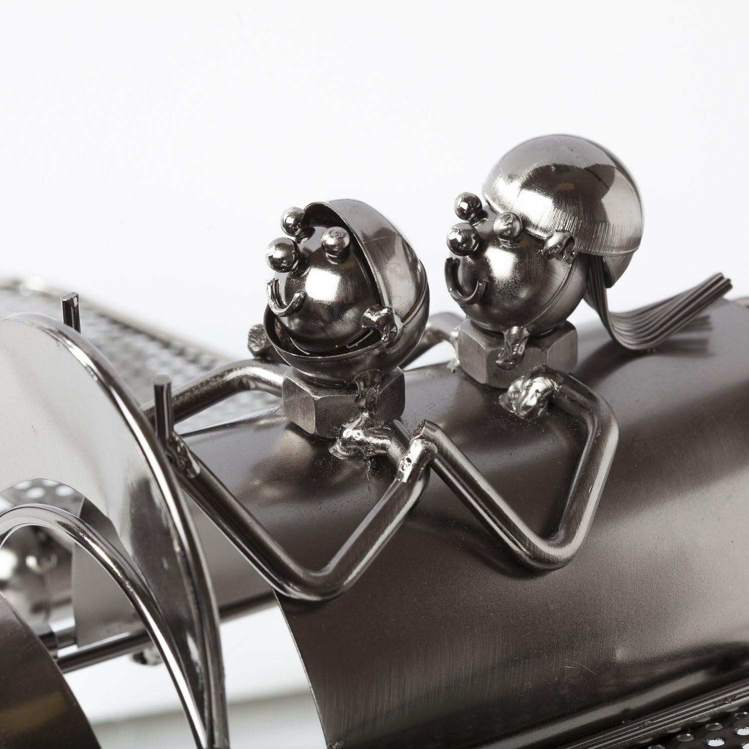 BRUBAKER Wine Bottle Holder Statue Couple on Plane Sculptures and Figurines Decor & Vintage Wine Racks and Stands Gifts Decoration