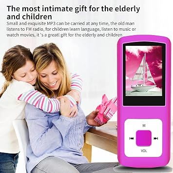 MP3 Player, Hotechs MP3 Music Player with 32GB Memory SD Card Slim Classic Digital LCD 1.82'' Screen MINI USB Port with FM Radio, Voice Record