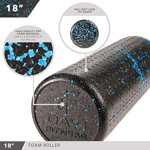 Miniatura 4 de Day 1 Fitness High Density Foam Roller Deep Tissue Muscle Massage & Myofascial Release for Recovery, Physical Therapy, Exercise & Pain Relief