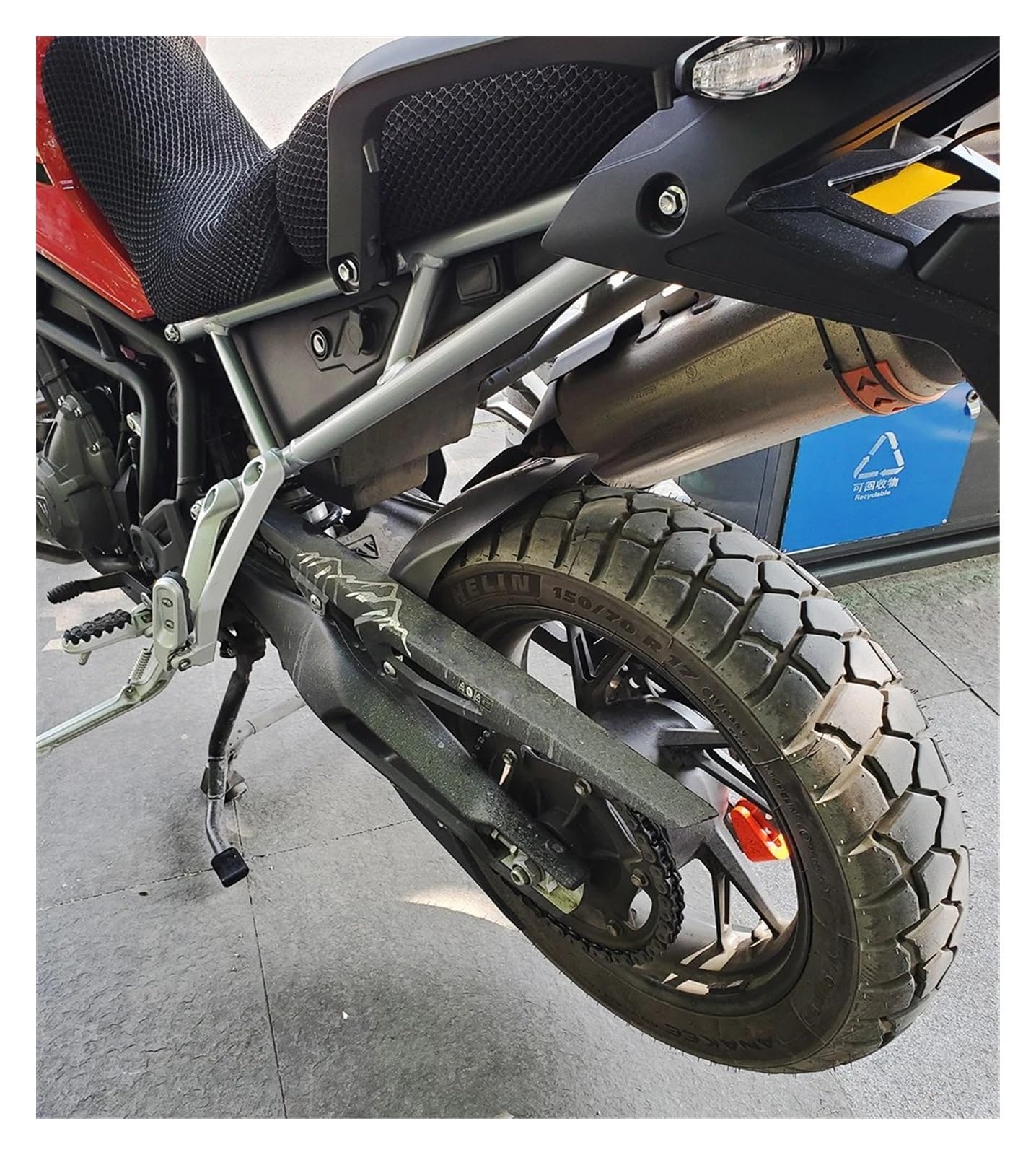 Garde-Boue Arrière De Moto NingRuiBhd Pour Tiger 900 GT Pro 2020-2021, Noir, Plastique ABS, Protection Anti-Éclaboussures, Motocyclette