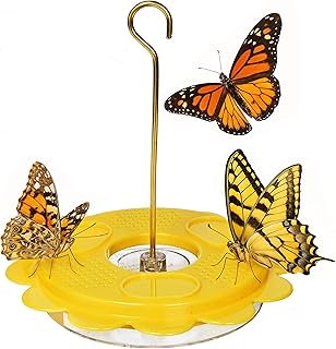 Birds Choice Flutterby Butterfly Feeder – Outdoor Feeder with 12 oz. N...