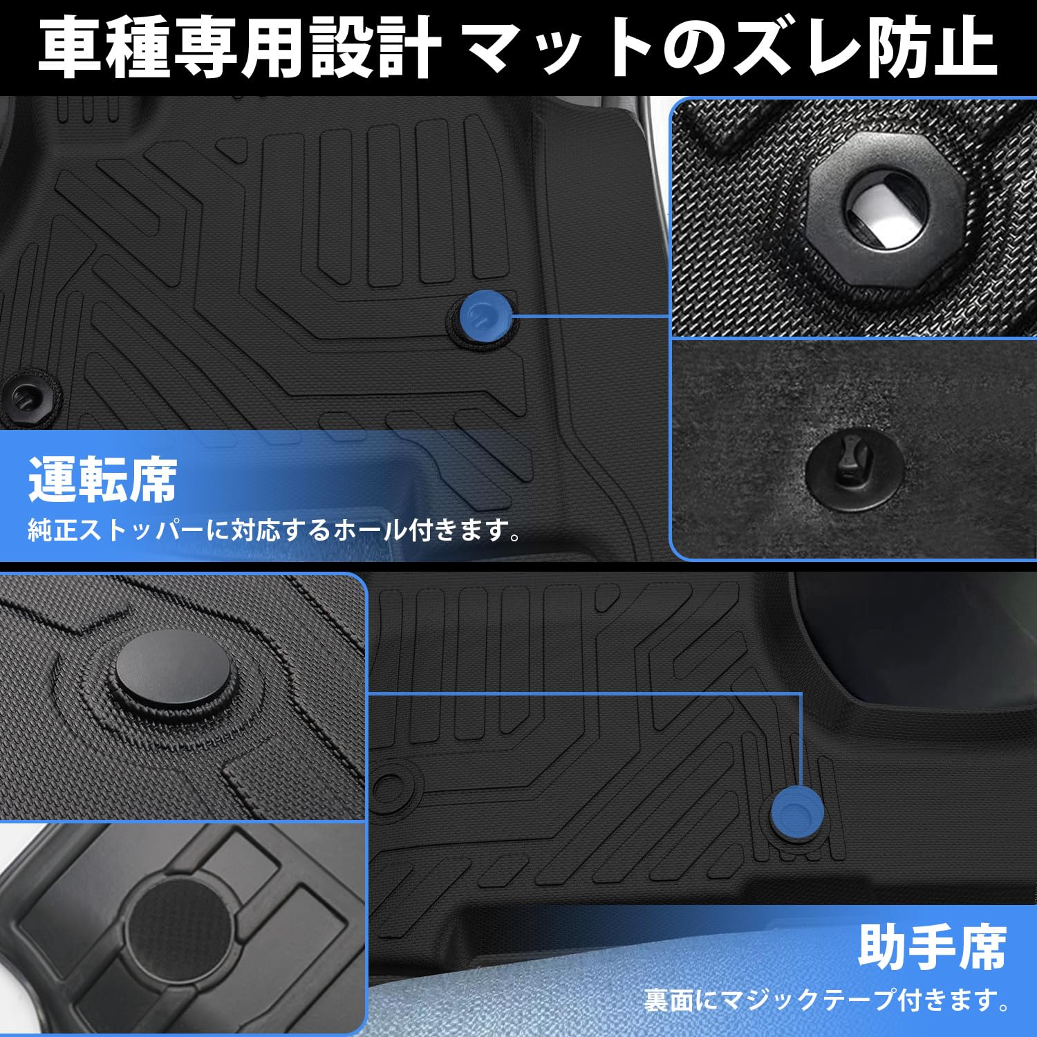 Amazon | Jiooy ホンダ 新型 ステップワゴン RP6/7/8 フロアマット+ 