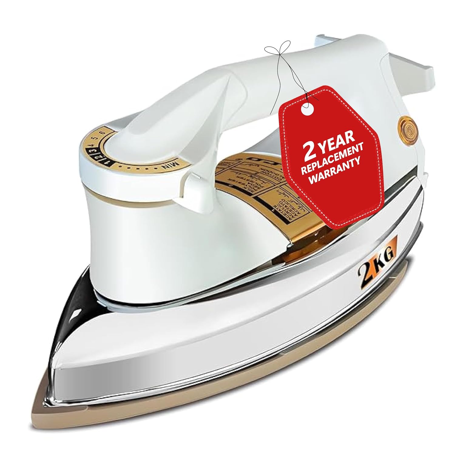 Rico 1000W 2KG Heavy Weight Dry Iron 