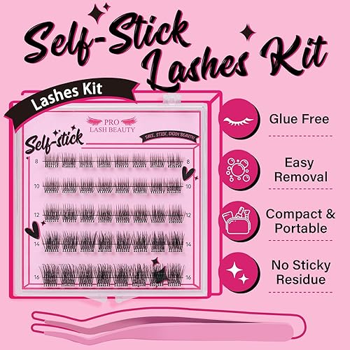 Miniatura 2 de PRO - 346 racimos de pestañas, pestañas individuales en racimo, extensiones de pestañas en 3 estilos, mezcla de racimos de pestañas de volumen,