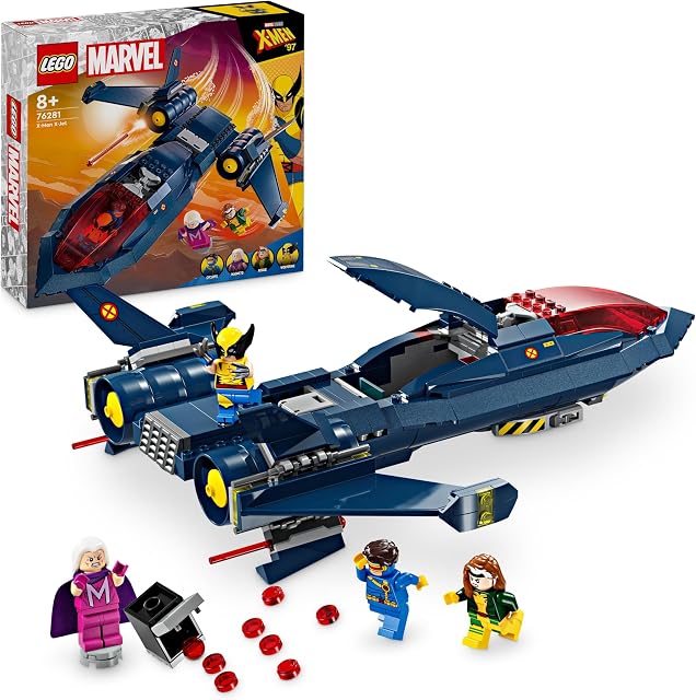 LEGO Marvel X-Men X-Jet Buildable Toy Plane for Kids, Boy…