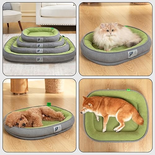 Miniatura 4 de Cama Ortopédica para Gatos para Cachorros, Sofá Cama para Gatos con Espuma de Celdas de Huevo Bolster de Cuatro Lados Camas de Sofá para Perros con