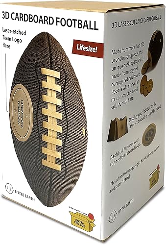 Miniatura 3 de Littlearth NFL - Fútbol 3D de cartón unisex para adultos