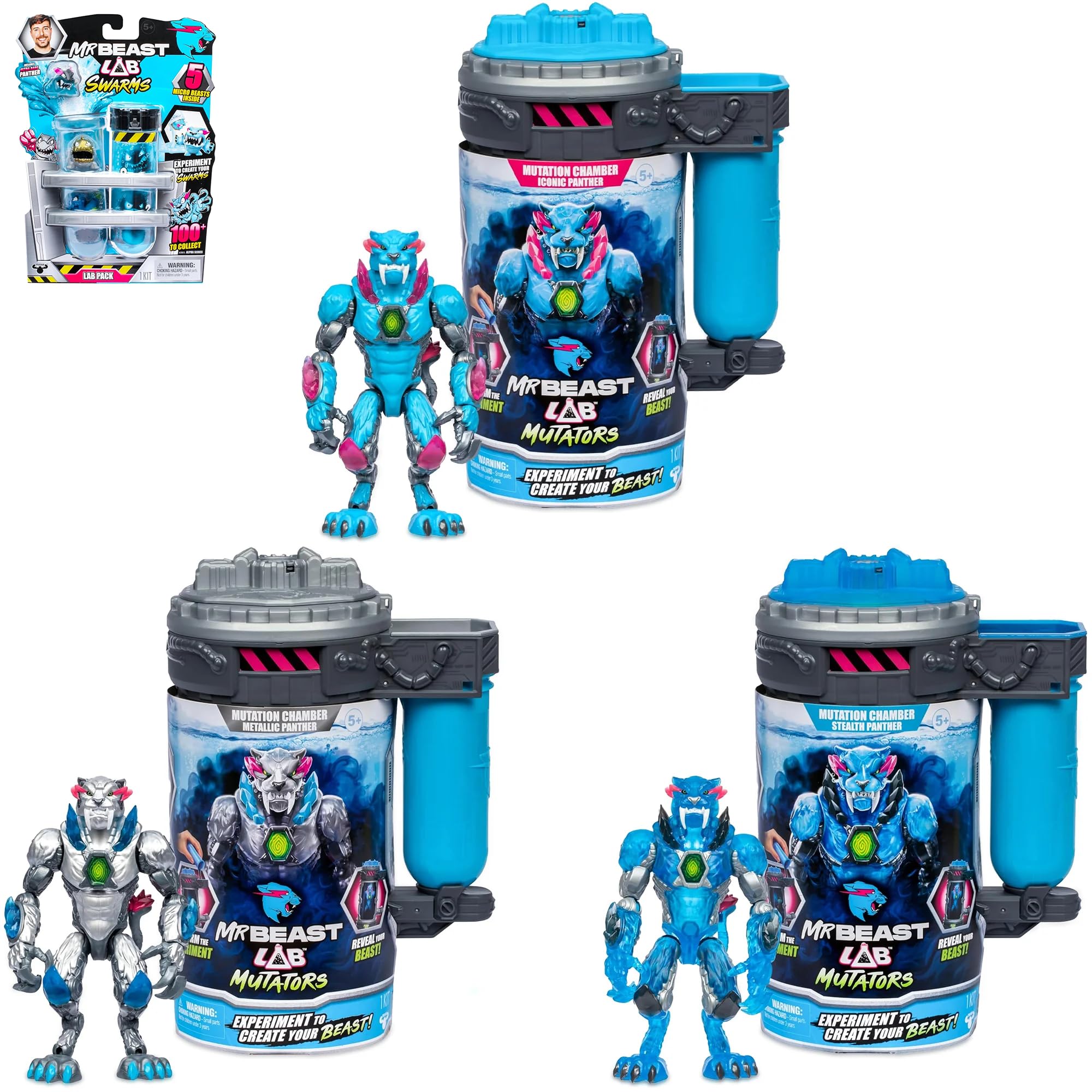 特撮 Lab Mutators Mech Mutation Chamber Amazon.com: INCREDITOYZ Mr. Beast Lab Mutators 5.5 Inch