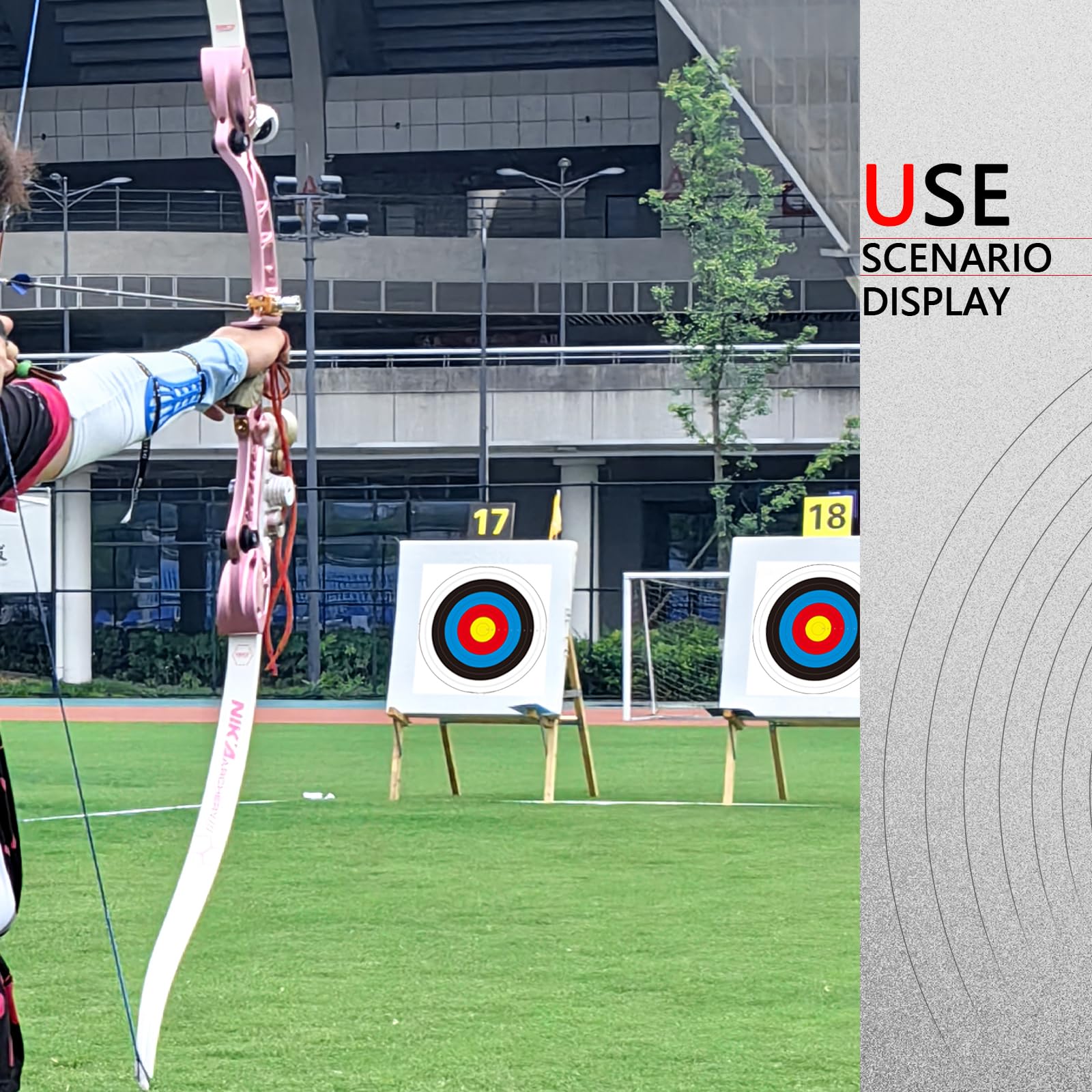 20 Stück Bullseye Bogenschießen Zielscheiben, Bogenschießen Standard Ziele Papier 10 Ringe Bogenschießen Ziel Gesicht für Jagdschießen Training Praxis