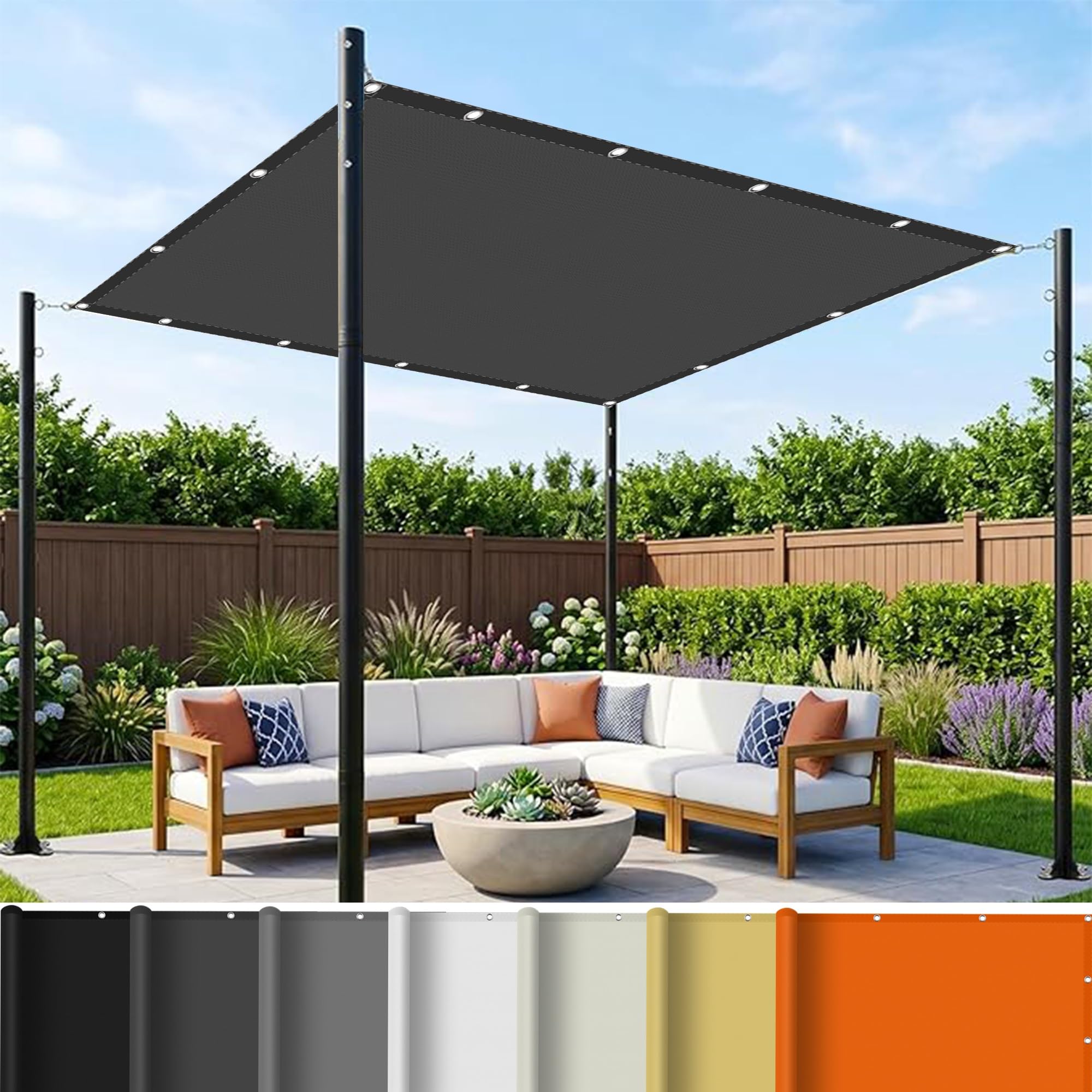 Brise vue occultant et protection UV pour sécuriser votre balcon 1.4x2.6 m