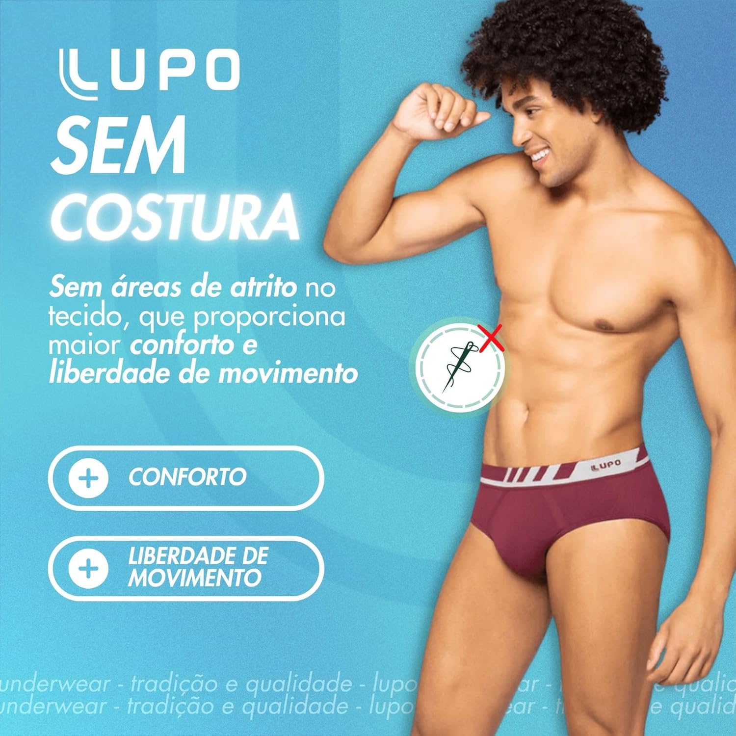 Cueca Slip Lupo Microfibra Sem Costura de Poliamida Masculino Adulto em promoção! Veja a oferta e mais achadinhos de Moda íntima 4 Hoje é o melhor dia para comprar Cueca Slip Lupo Microfibra Sem Costura de Poliamida Masculino Adulto com aquele preço maroto! Promoção! Aproveite a oferta! 4