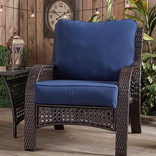 Miniatura 8 de South Pine Porch Juego de 2 cojines de asiento profundo para exteriores, Sunbeam