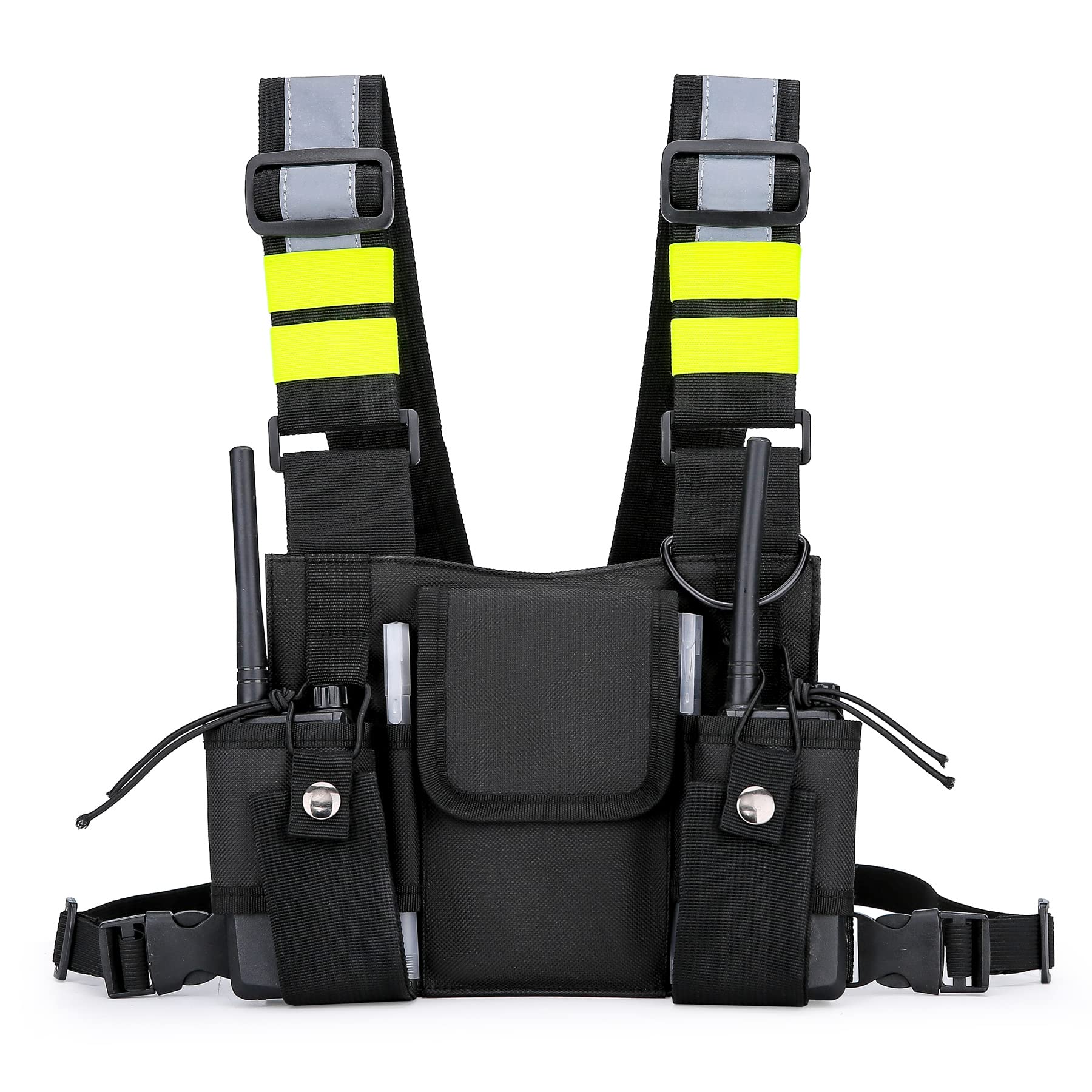 Versatile Chest Bag Vest Rig For Two Way Radio Walkie Talkie Hands Freely Chest Pack