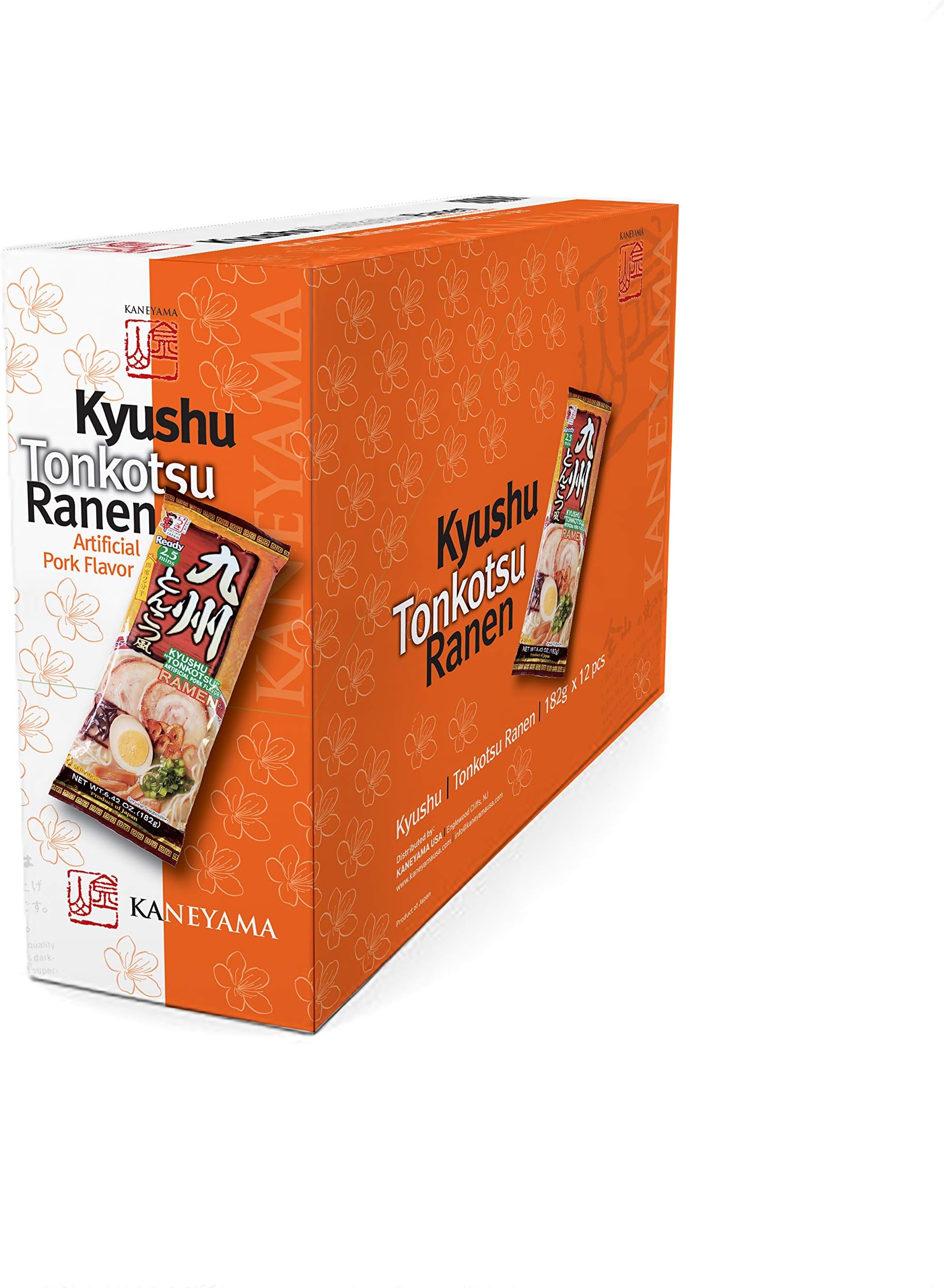 KANEYAMA RAMEN (KYUSHU TONKOTSU) - 12Packs/Box (24 Servings)
