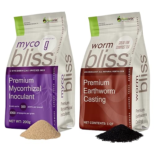Vista 15 de Myco Bliss Polvo (200 g) - Hongos micorrízicos para plantas - Inoculante micorrízico de 5 cepas con 1000 propágulos por gramo - Micorrizas altamente