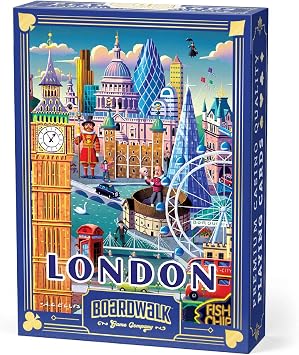 Boardwalk Puzzles Premium Featherlight Unique Playing Cards, Fun Themed Deck for Home and Travel | London