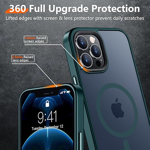 Miniatura 60 de Red2Fire Funda magnética fuerte para iPhone 12 Pro Max [compatible con MagSafe] con 2 unidades [protector de pantalla de vidrio templado] Funda