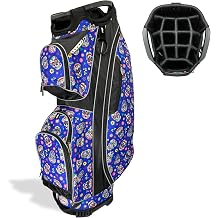 Luxury Women&rsquo;s Golf Cart Bag &ndash; The Signature Series &ndash; 14-Way Organizer Top with Integrated Putter Well & Velour-Lined Valuables Pocket