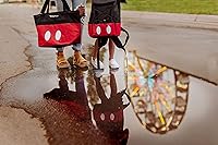 Vista 6 de PICNIC TIME Disney Mickey Mouse Shorts Topanga - Bolsa enfriadora suave, hielera para pícnic, (negro con patrón rojo)