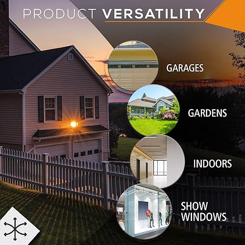 Miniatura 6 de Ciata Luz de inundación de seguridad al aire libre de 15 "1 cabeza con cuerpo de aluminio fundido resistente 150W PAR38 a prueba de clima acabado de