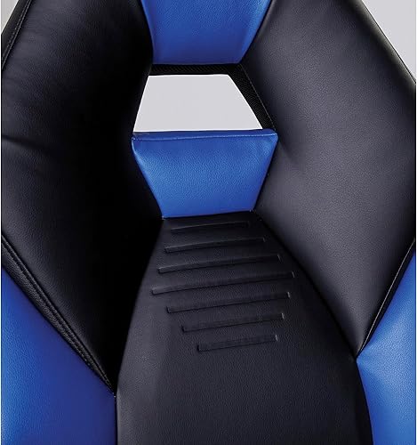 Miniatura 7 de RS Gaming™ RGX - Silla de oficina para juegos de piel sintética con respaldo alto, color negro/blanco, compatible con BIFMA