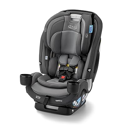 Graco SlimFit3 LX 3-in-1 Slim Car Seat, Rear Facing, Forward Facing to Highback Booster Car Seat, Kunningham
