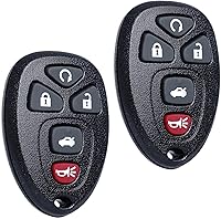 Vista 1 de MechanMagic Key Fob Remote Replacement Fits for Chevy Impala 2006-2013 Cadillac DTS Buick Lucerne 2006-2011 Chevrolet Monte Carlo 2006-2007 Keyless