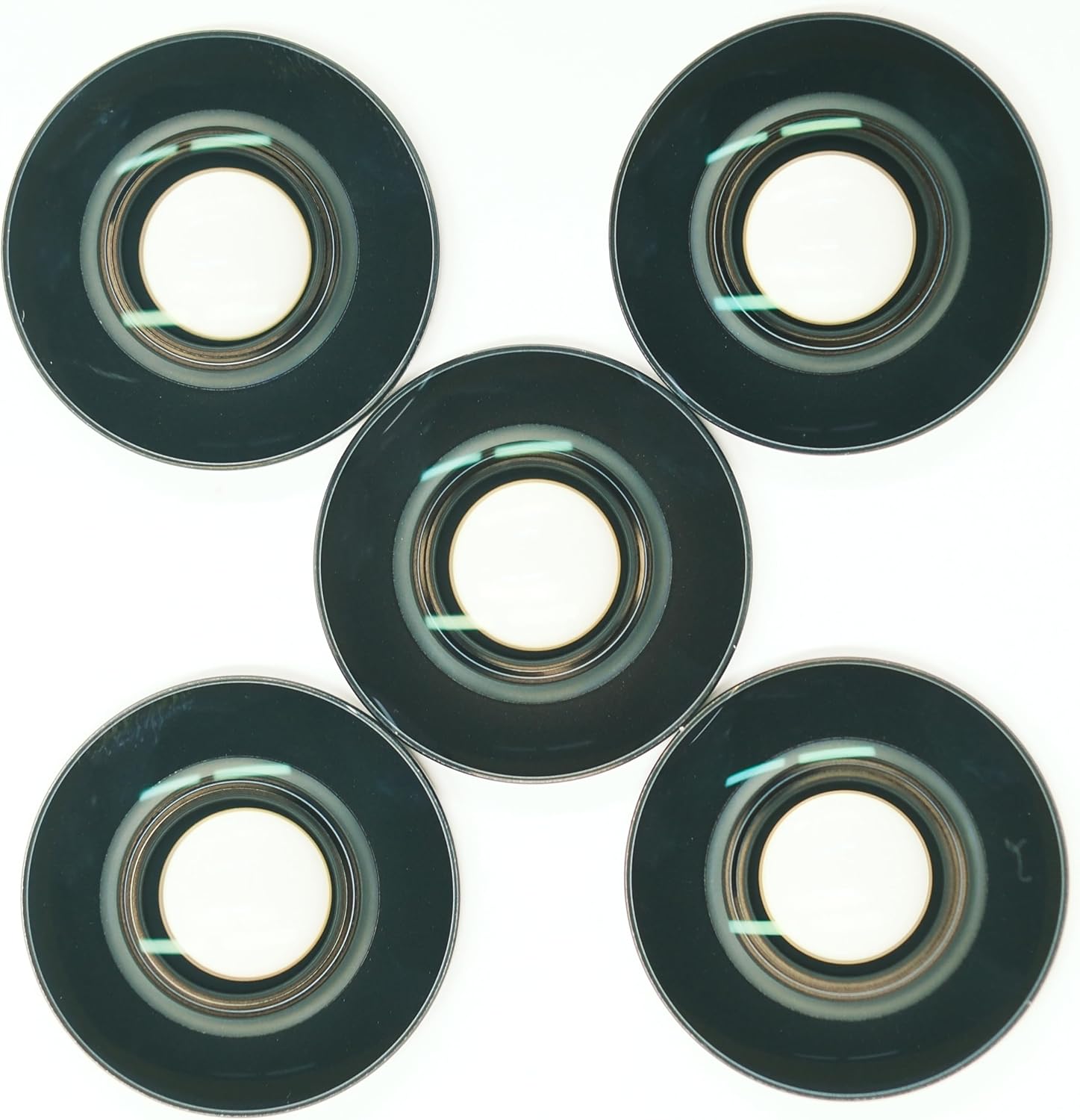 Koulele Replacement Camera Lens for Insta360 X5, Panoramic Camera, Black Glass Repair Part Accessories, 360 Degree Wide-Angle Lens with Anti-Reflective Multi-Layer Coating (Black(1-Pack))