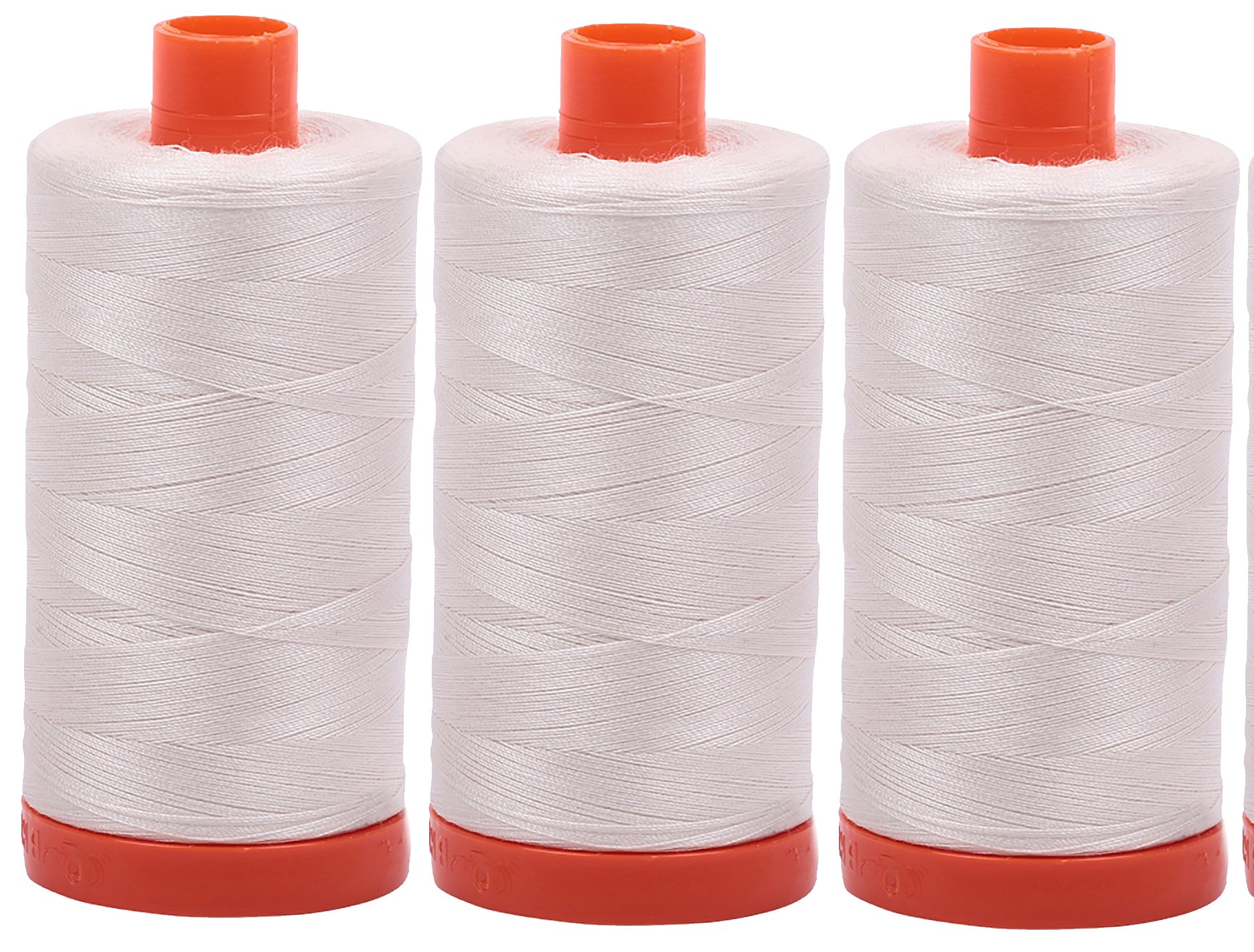 Aurifil Muslin Mako 50Wt Thread 3 Large Spools: (2311X3)