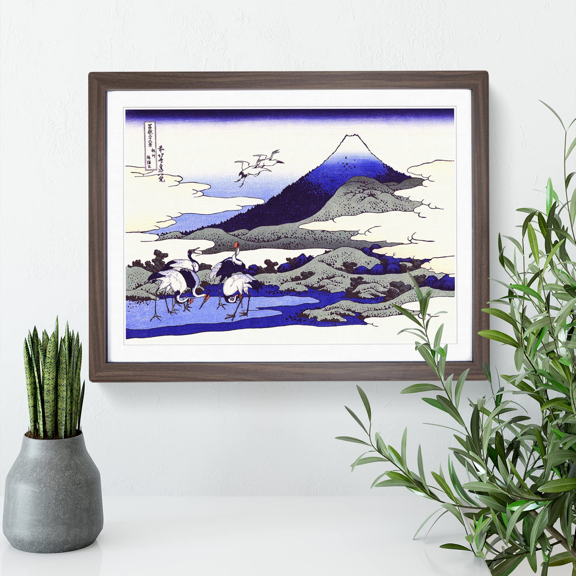 Sagami Province By Katsushika Hokusai Asian Japanese Framed Wall Art Print - Image 3