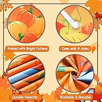 Vista 6 de RUMIA Cartel de otoño para puerta de garaje, extra grande, para otoño, pavo, calabaza, feliz Acción de Gracias, decoración de puerta de garaje