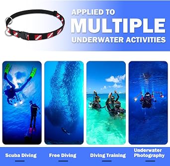 2 Pack Scuba Diving Wrist Strap and Scuba Diving Belt