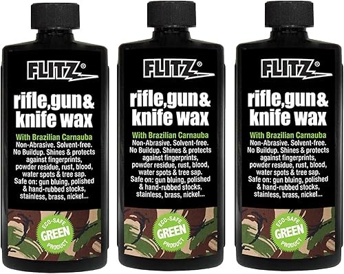 Flitz GW 02785-3A-3PK Rifle and Gun Waxx, botella de 7.6 onzas, paquete de 3
