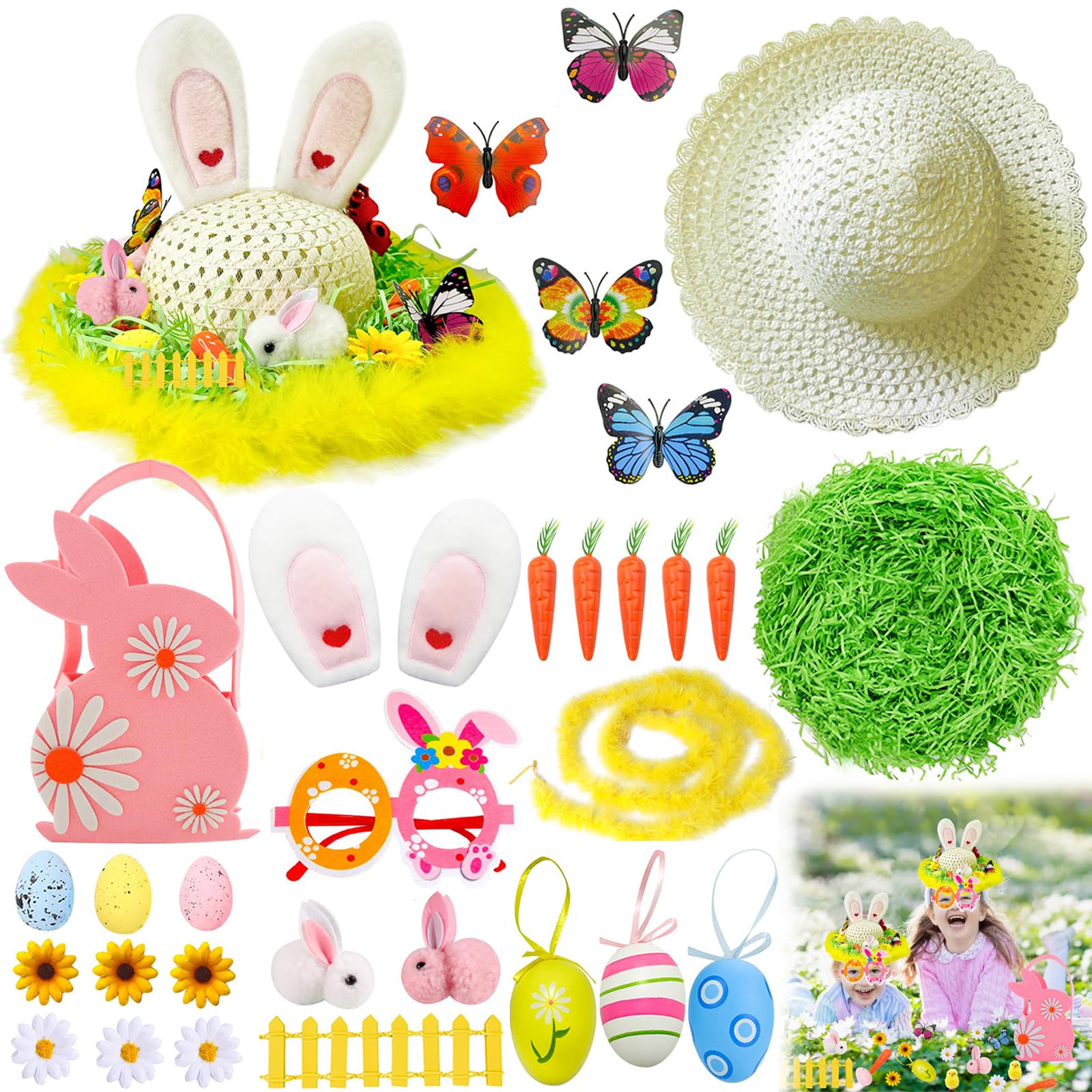 Easter Bonnet Kit, Easter Decorations