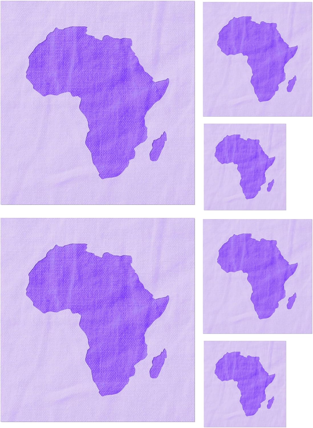 Stencil Stop Africa Shape Stencil - Reusable for DIY Projects, Painting, Drawing, Crafts - 14 Mil Mylar Plastic (18 x 16.88)