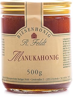 Manuka-Honig (Teebaum), Neuseeland, dunkel, flüssig, kräuterartig kräftig, 500g