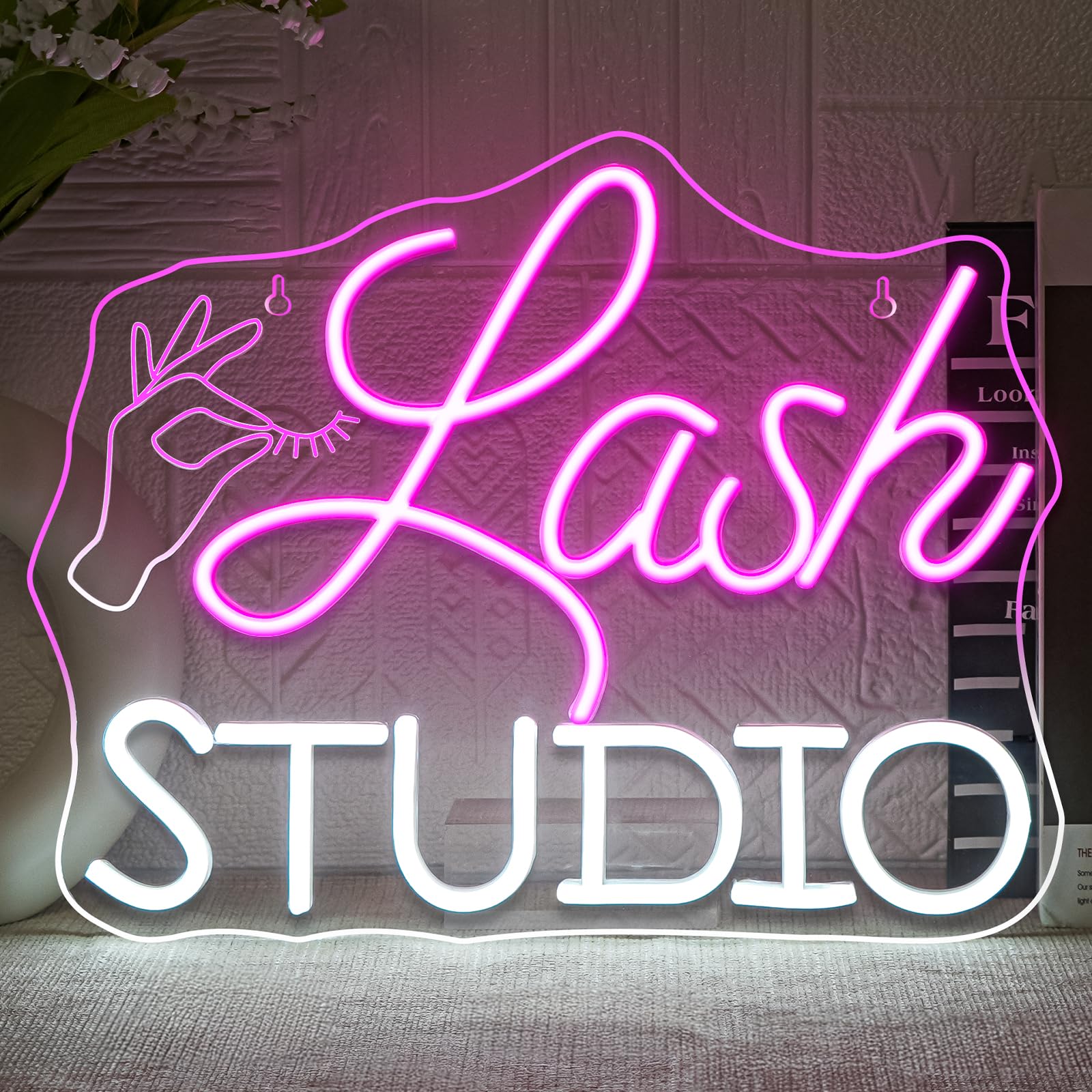 FAXFSIGN Lash Studio Neon Sign