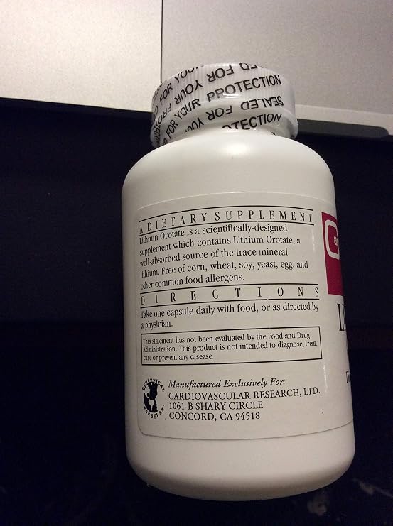 Cardiovascular Research Lithium Orotate - 90 Capsules