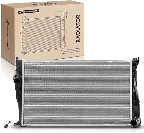 A-Premium Conjunto de radiador de refrigerante del motor compatible con BMW 335i 2007-2011, 335i xDrive 2009-2011, 335is 2011, 335xi 2007-2008, Z4