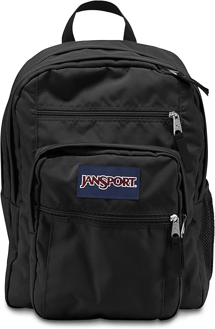 plain black jansport backpack