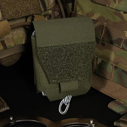 Miniatura 7 de Funda para esposas, soporte para esposas Molle, bolsas de nailon para cinturón de servicio, chaleco de policía, policía, policía, oficial de