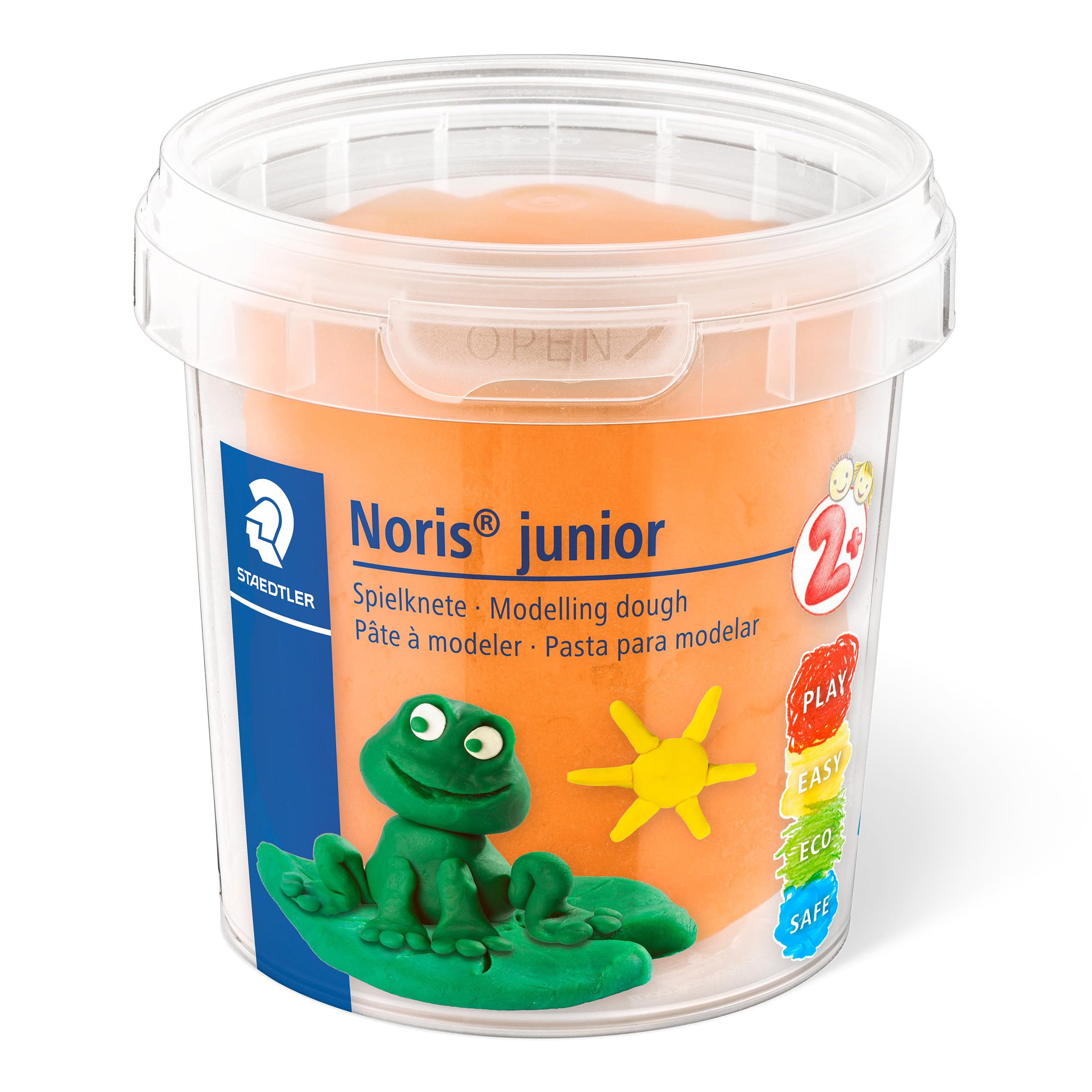 STAEDTLER Kids Modelling Dough - Noris Junior - 4 Assorted Colours - Set of 4, 813F SLE, Sonderfarben - Image 3