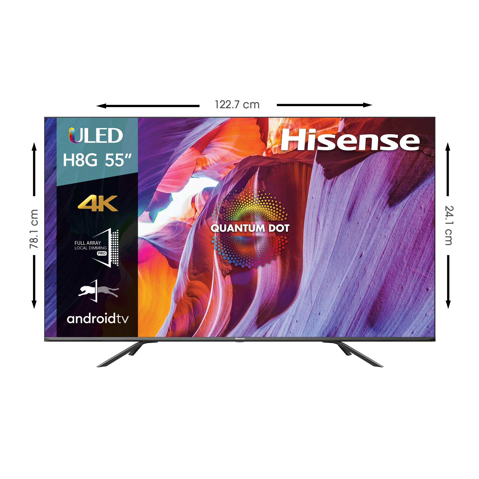 Amazon.com: Hisense 55-Inch Class H8 Quantum Series Android 4K