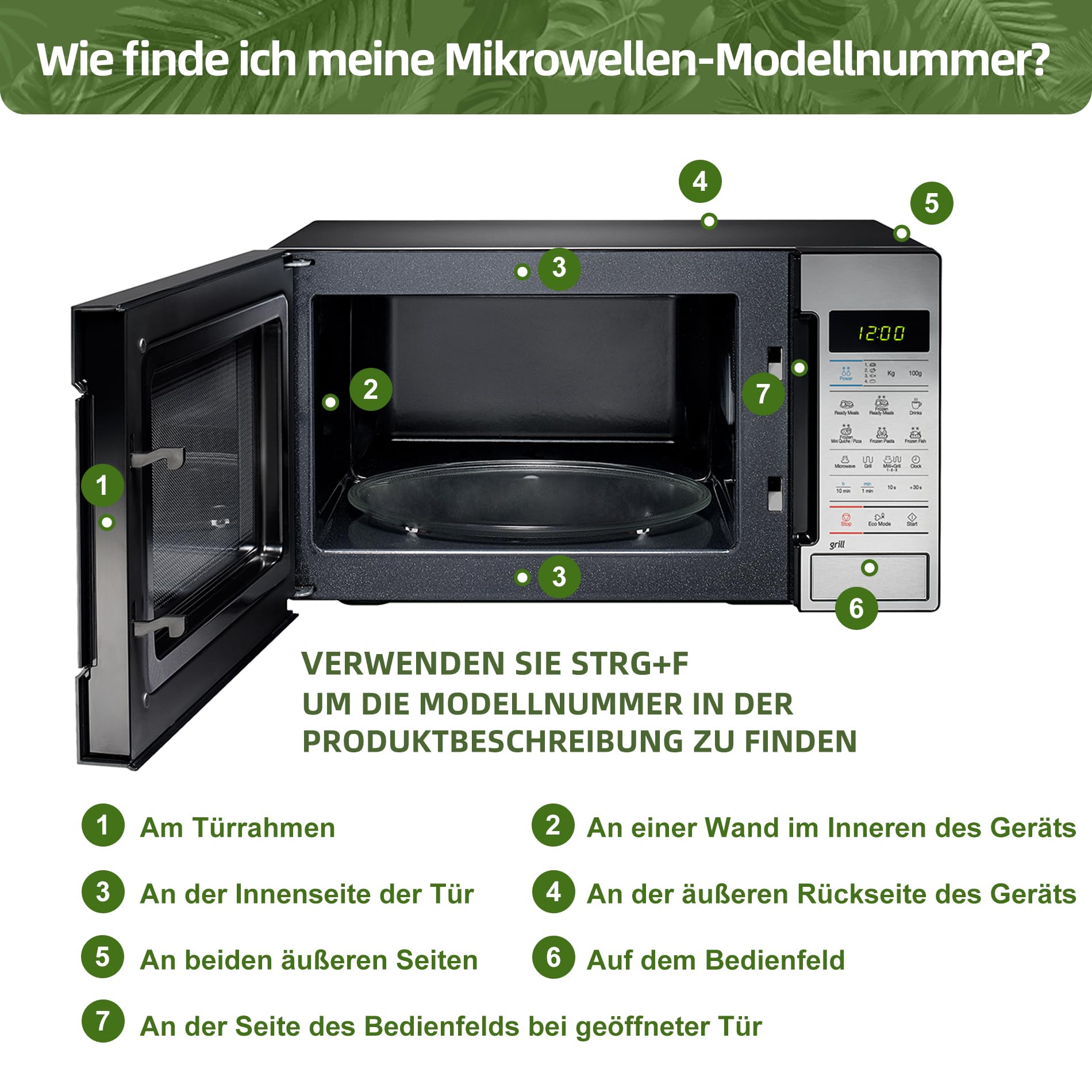 31,8 cm Mikrowellen Glas Platte Kompatibel mit GE WB39X10003 Samsung DE74-20015G und Maytag 318 mm Mikrowellen Glas Drehteller – Ersetzt Hotpoint Mikrowellen Drehteller Platte