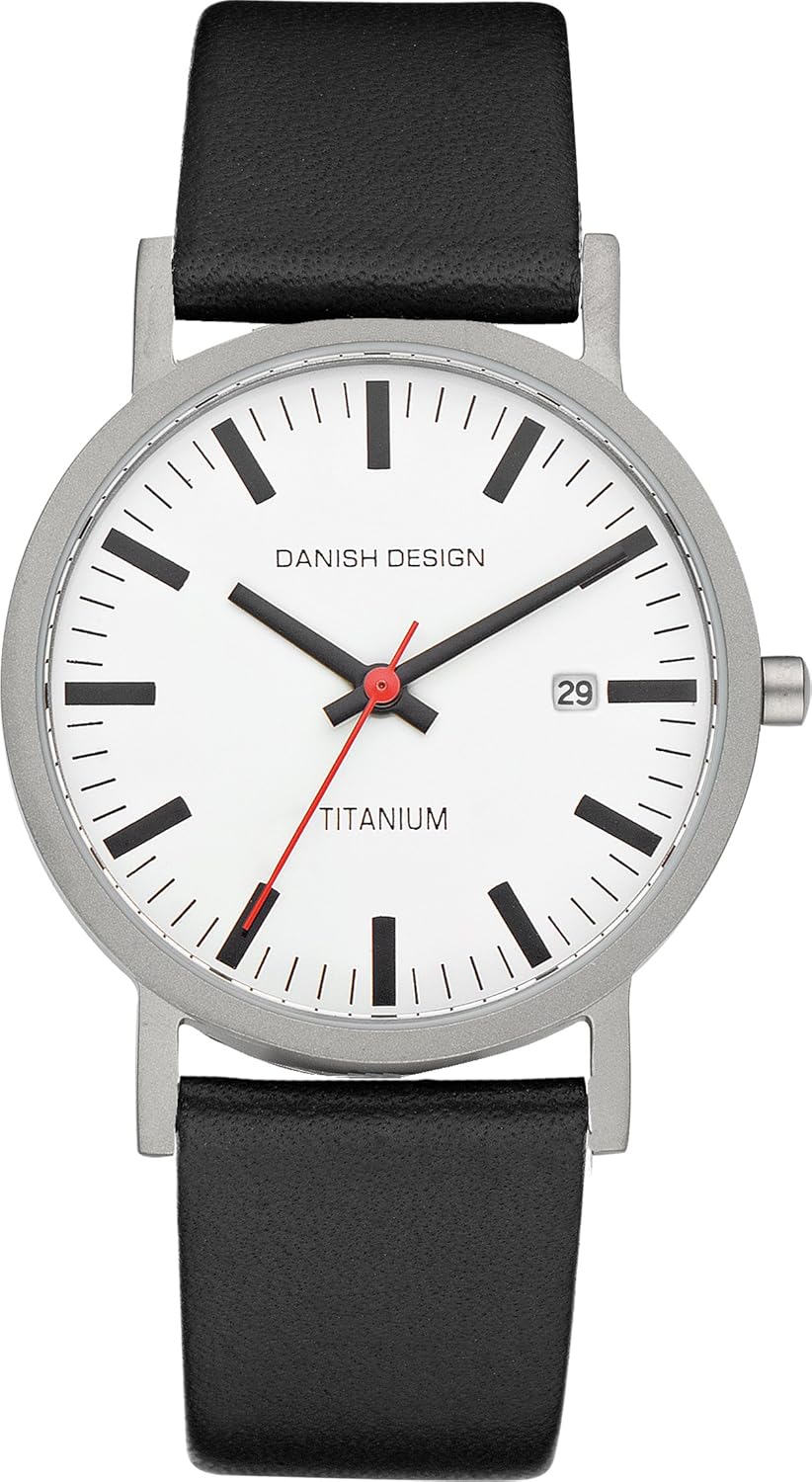 Danish Design Danish Design Orologio da polso 3316291 (Ø) 35 mm, materiale cinturino: cinturino in pelle, cinghie Danish Design Danish Design Orologio da polso 3316291 (Ø) 35 mm, materiale cinturino: cinturino in pelle, cinghie
