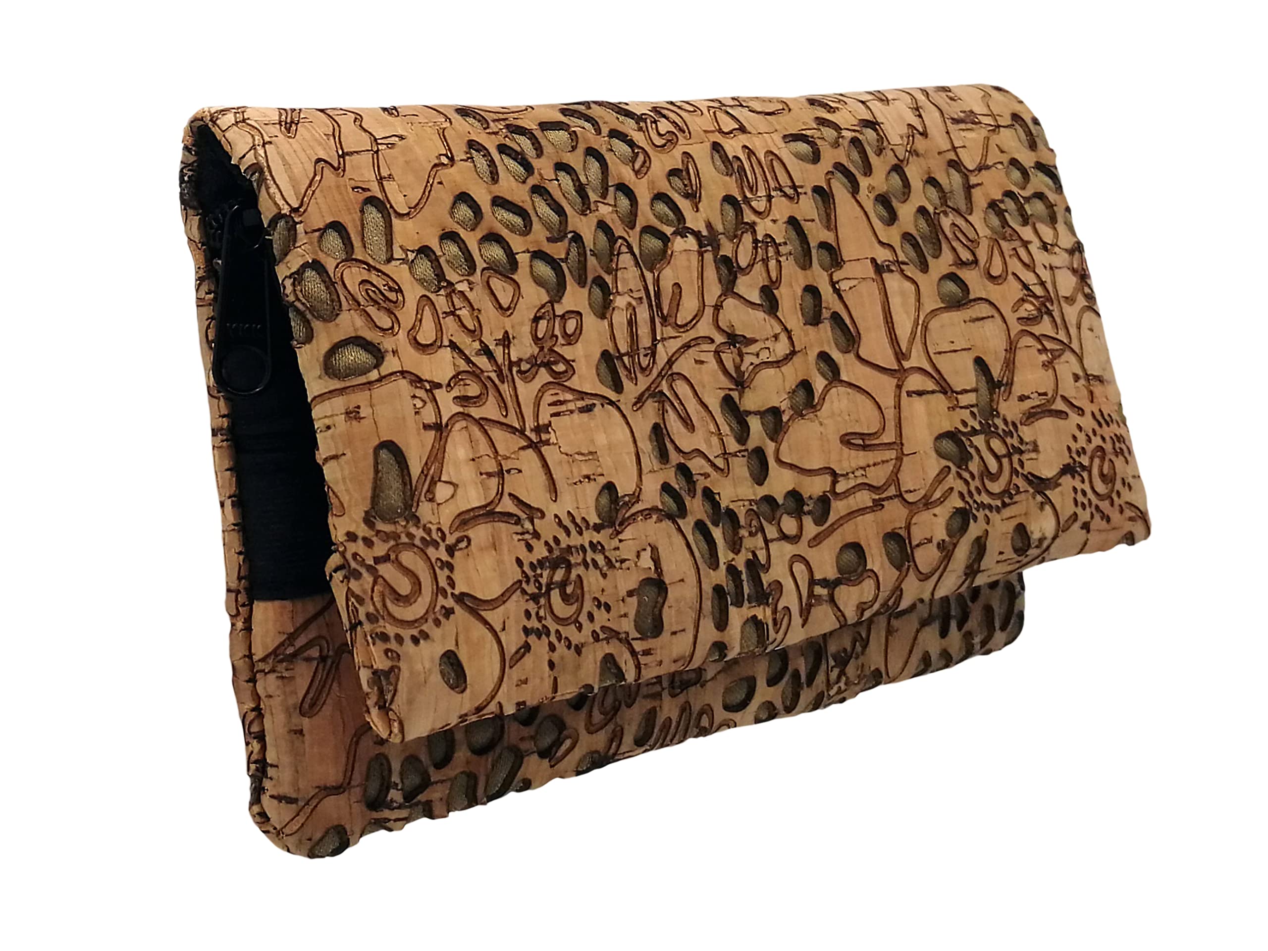 Plan B, Portasigarette Tabacco Trinciato, Yolo Baco, 16 x 8.5 cm, 50 g, con Borsa in Gomma EVA, Sughero Marrone