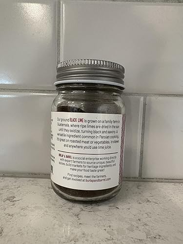 Miniatura 3 de Burlap & Barrel - Lima negra molida - Tarro y salado ideal para carnes asadas, verduras, guisos, kebabs - Gran alternativa a la hoja de Makrut en