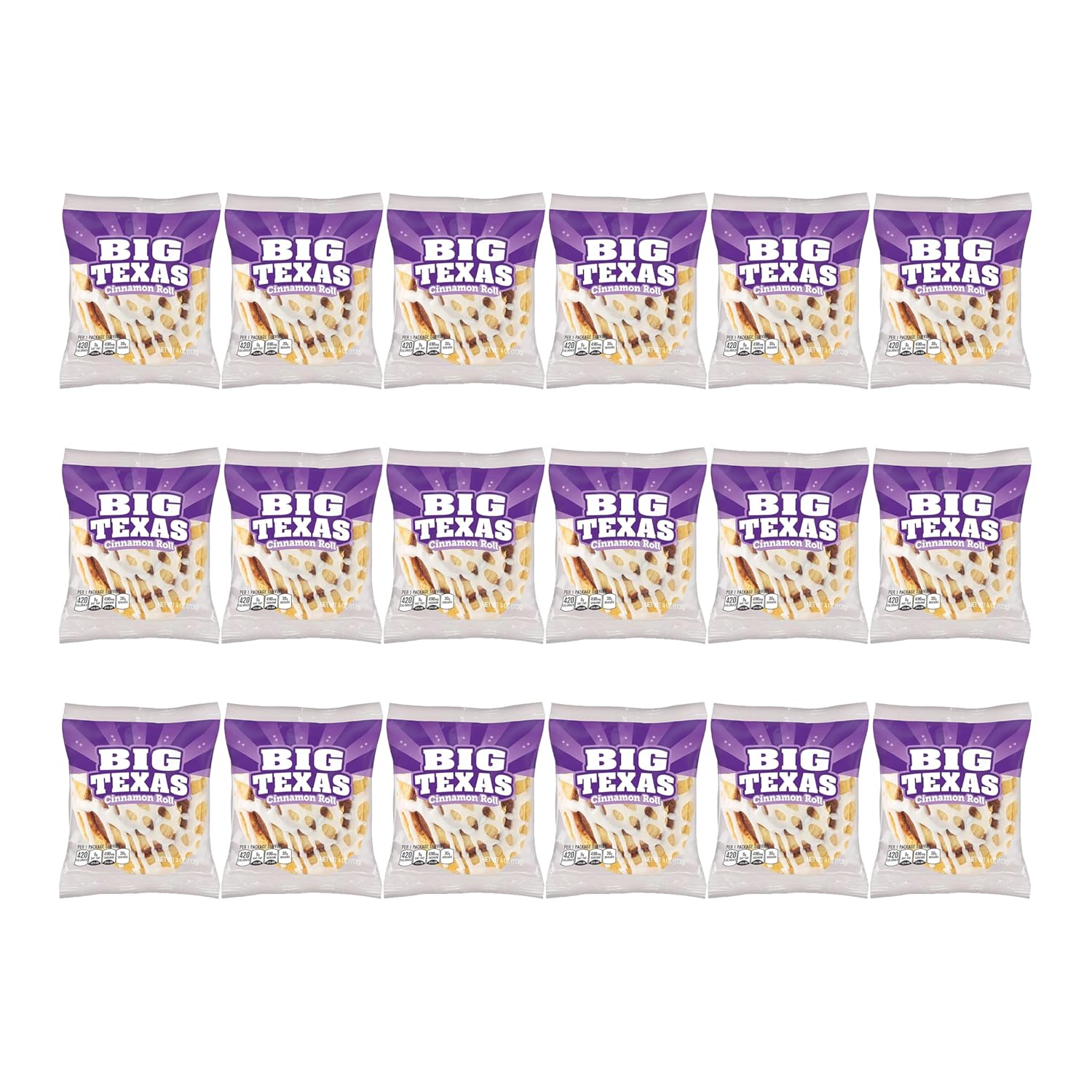 Big Texas Cinnamon Rolls (18 Count)
