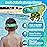 Vvinca Kids Swim Goggles with Fabric Strap No Tangle Pain-Free, Anti-Fog Swimming Pool Goggle No Leak for Toddlers Girls Boys